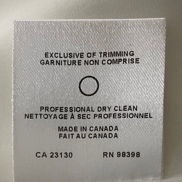 Judith & Charles Classic A-Line Lined Triacetate Poly Blend Skirt White Sz 10 - Picture 9 of 12